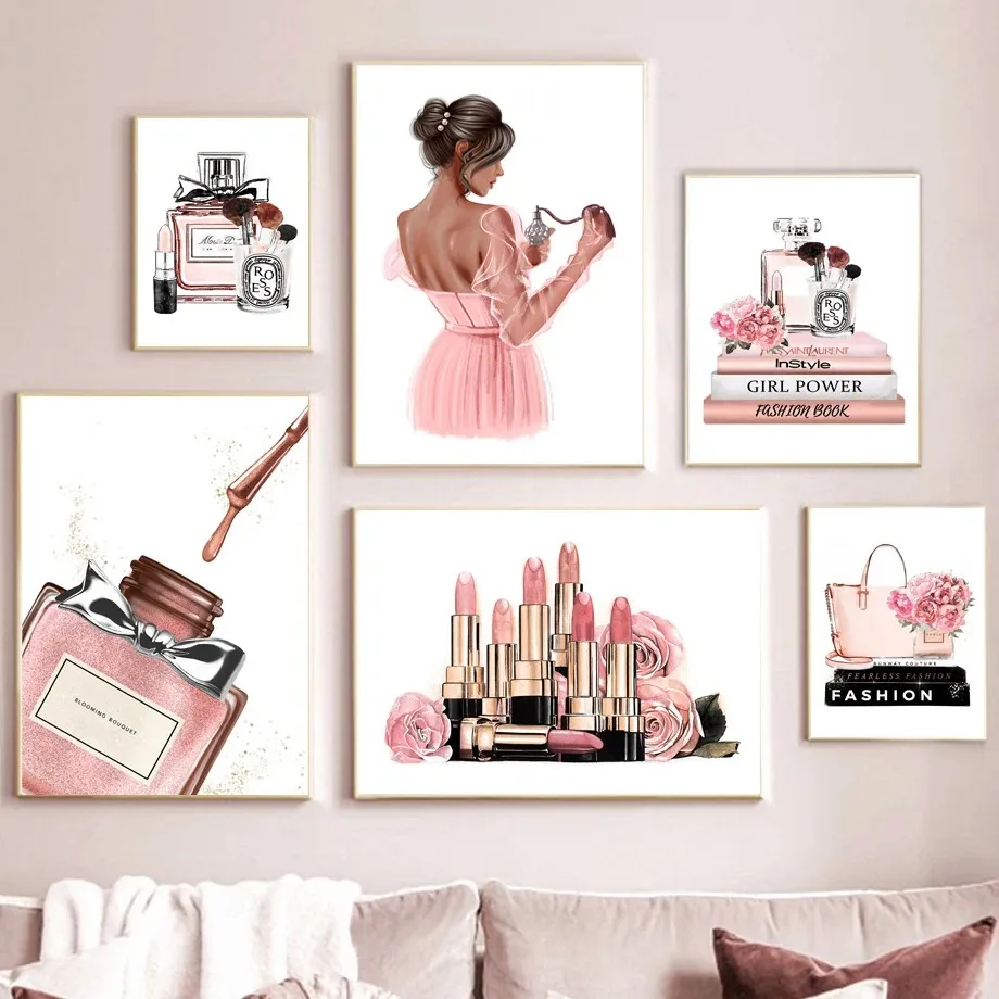 Vintage Fashion Magazine - Canvas Painting Art Nordic Posters And