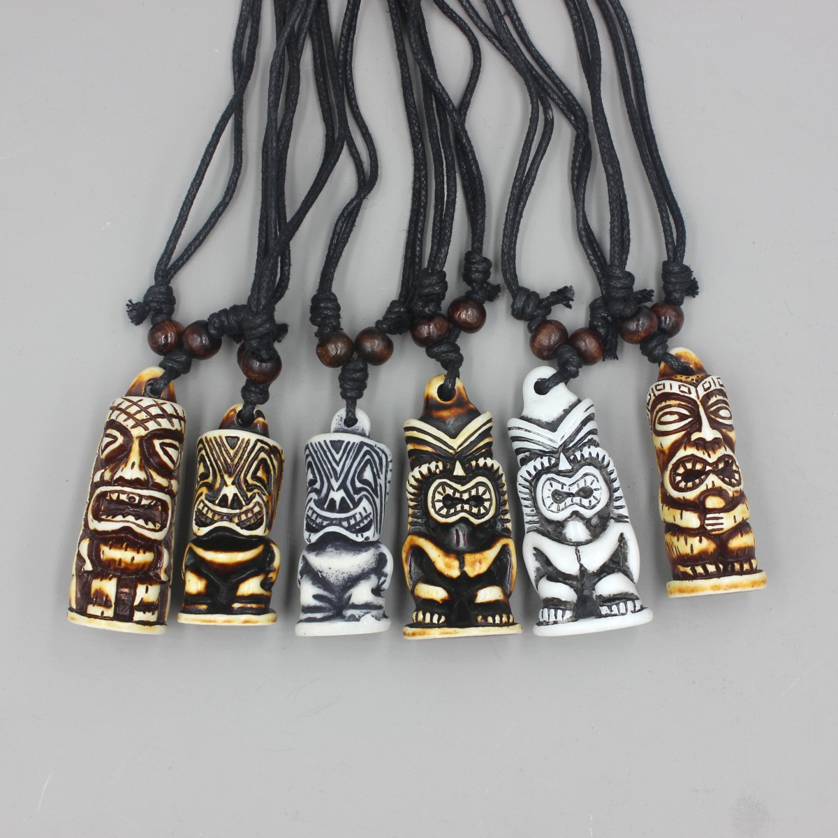 12pcs/Lot Hawaiian Tiki Totem  - đánh giá và giá Vintage Fashion Nz