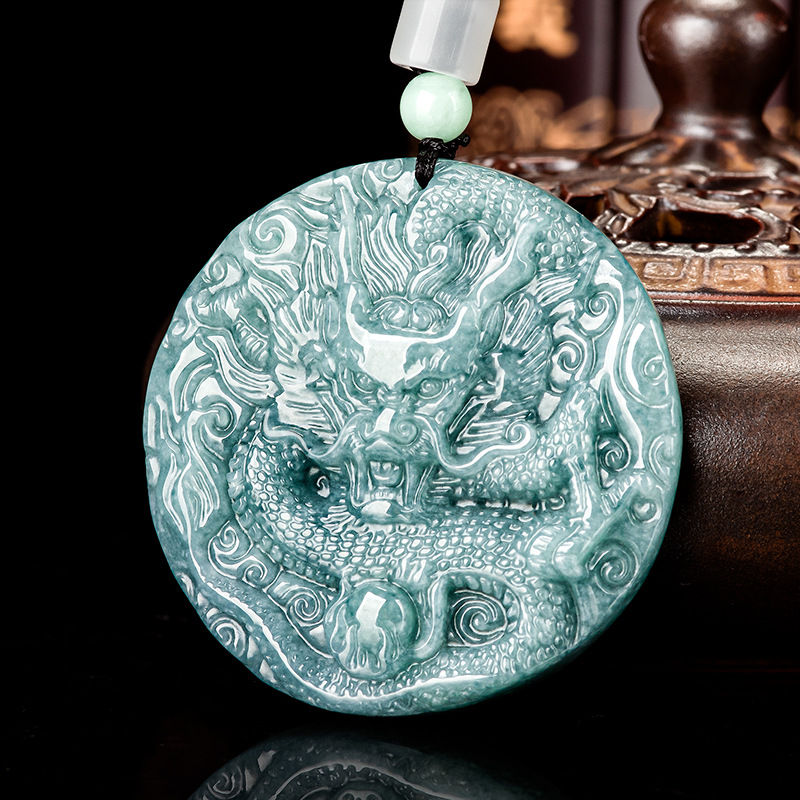 Burmese Jadeite Dragon Pendant - đánh giá và giá Vintage Women Fashion