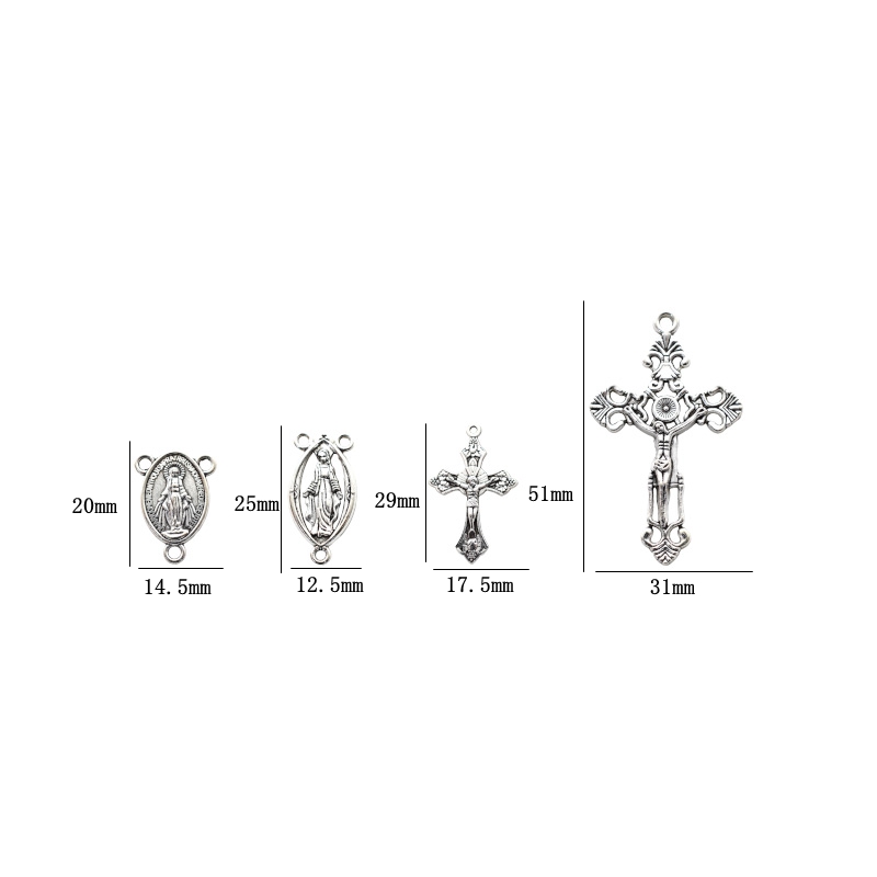 12pcs Center Miraculous Medal  - đánh giá và giá Vintage Fashion Nz