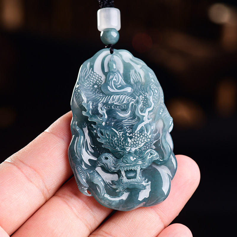 Natural Burmese Jadeite Dragon - đánh giá và giá Vintage Women Fashion