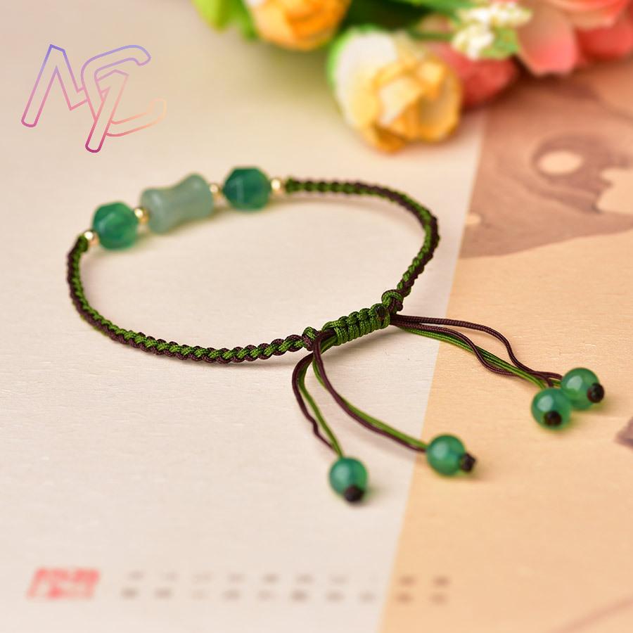 Green Natural Jade Beads Brace - đánh giá và giá Vintage Women Fashion