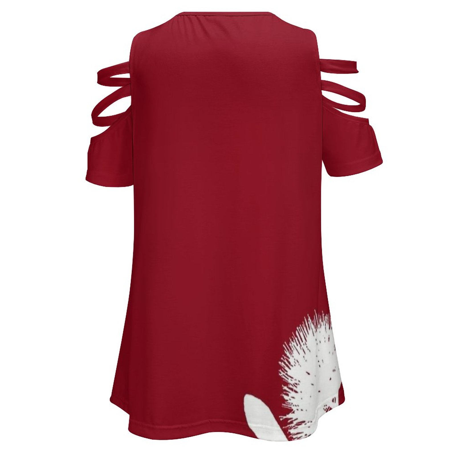 Pohutukawa-White On Red Women  - đánh giá và giá Vintage Fashion Nz