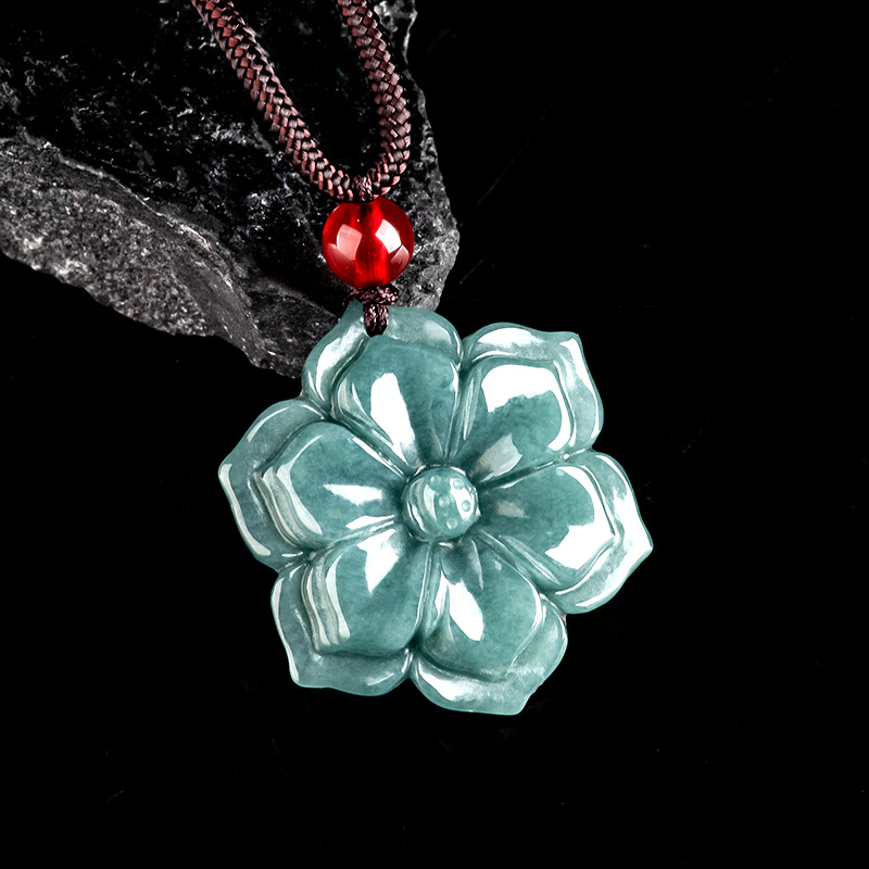 Burmese Jadeite Flower Pendant - đánh giá và giá Vintage Fashion