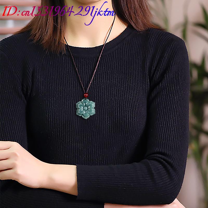 Burmese Jadeite Flower Pendant - đánh giá và giá Vintage Fashion