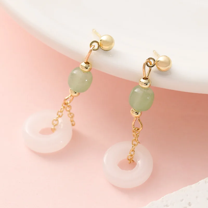Natural Real Jade Ring Earring - đánh giá và giá Vintage Fashion Rings