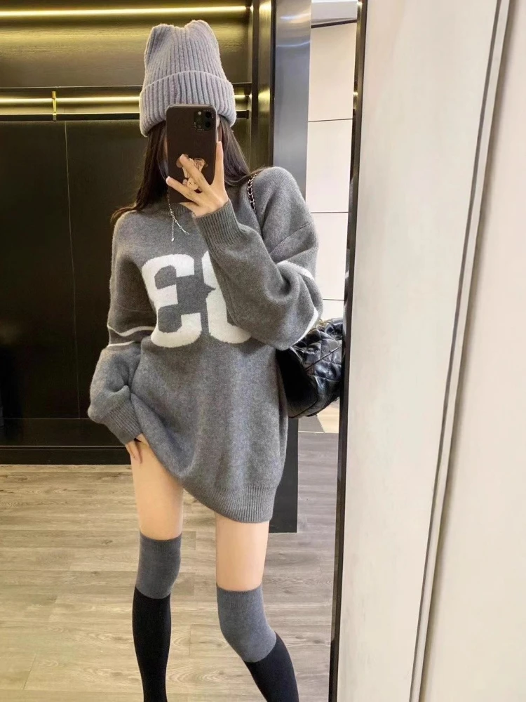 Y2K Vintage Knitted Sweater Wo - đánh giá và giá Vintage Women Fashion