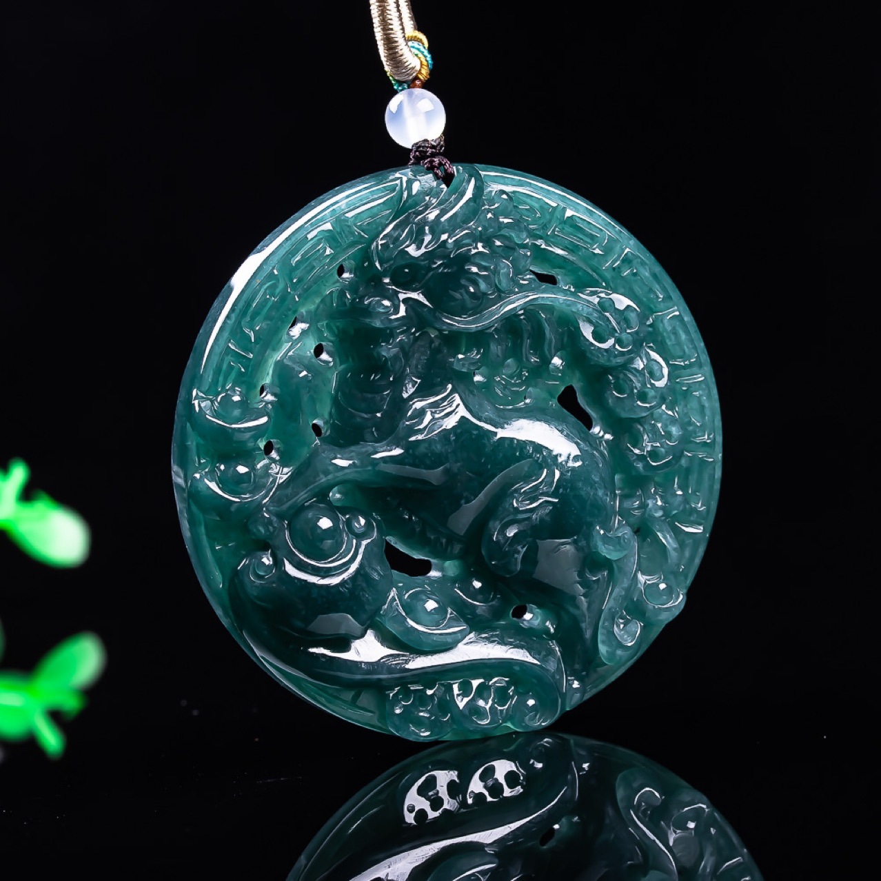 Myanmar Jadeite Dragon Pendant - đánh giá và giá Vintage Fashion