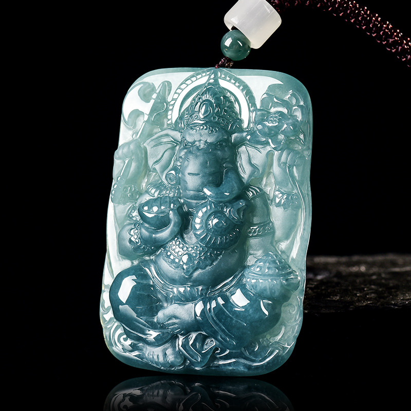Myanmar Jadeite Ganesha Pendan - đánh giá và giá Vintage Women Fashion