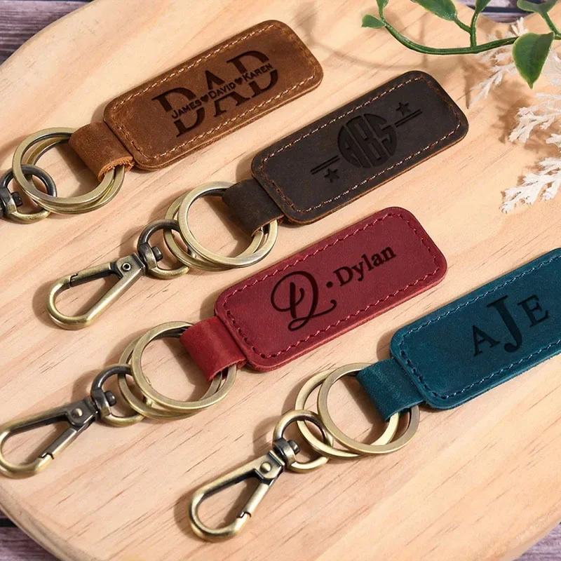 Laser Custom Logo Leather Keyc - đánh giá và giá Vintage Fashion Rings