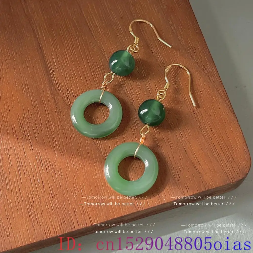 Green Real Jade Ring Earrings  - đánh giá và giá Vintage Fashion Rings