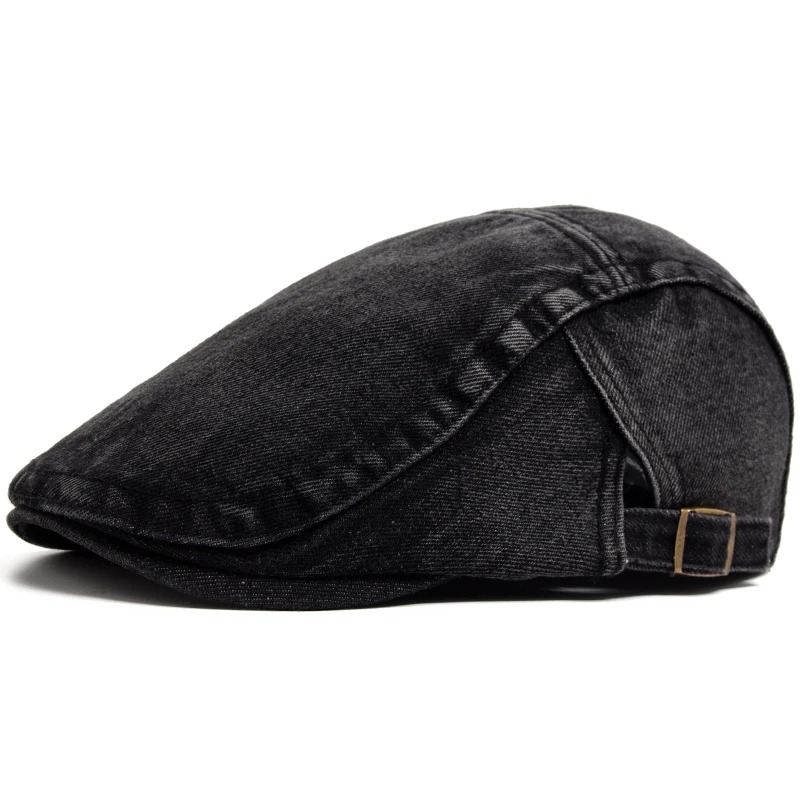 Adjustable Denim Cotton Beret  - đánh giá và giá Vintage Fashion Nz