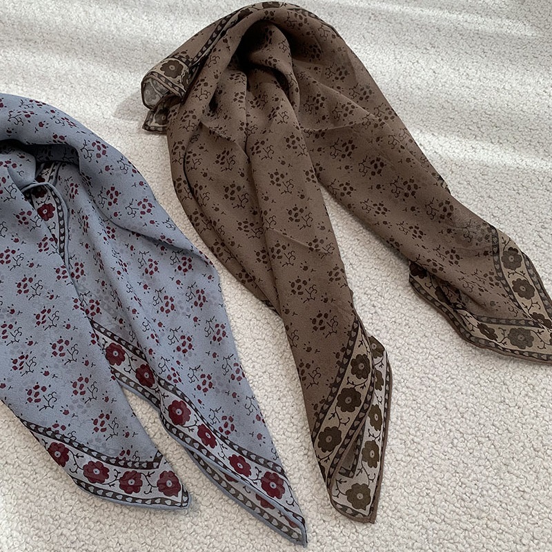 100% Silk Bandana Scarf Necker - đánh giá và giá Vintage Fashion Rings