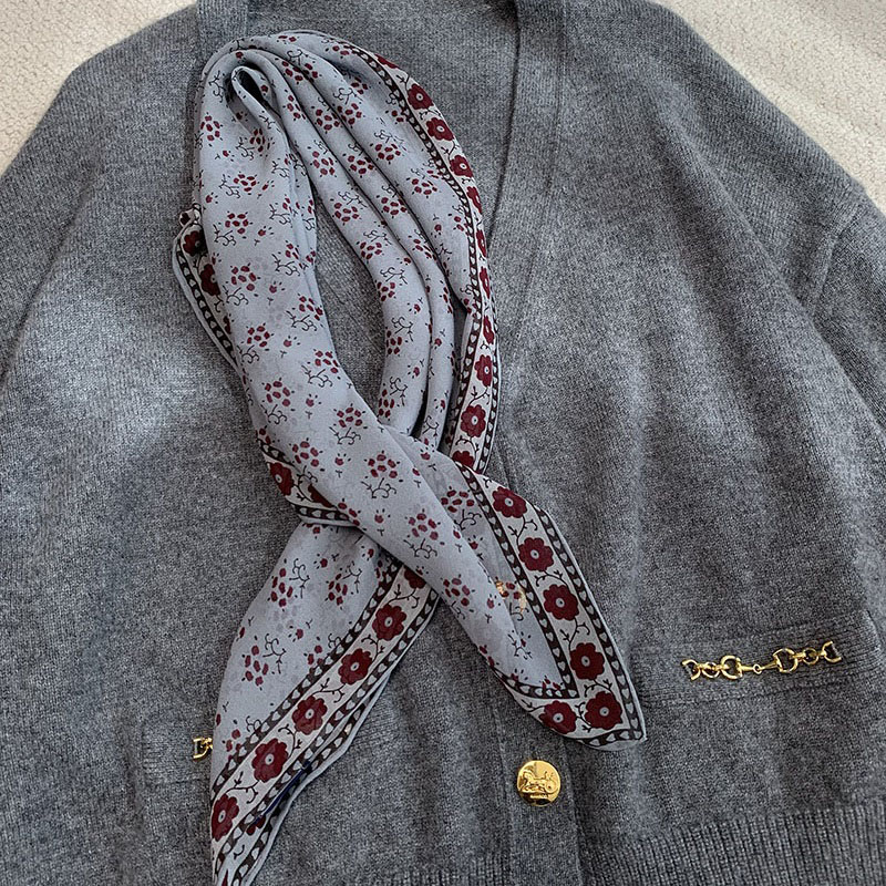100% Silk Bandana Scarf Necker - đánh giá và giá Vintage Fashion Rings