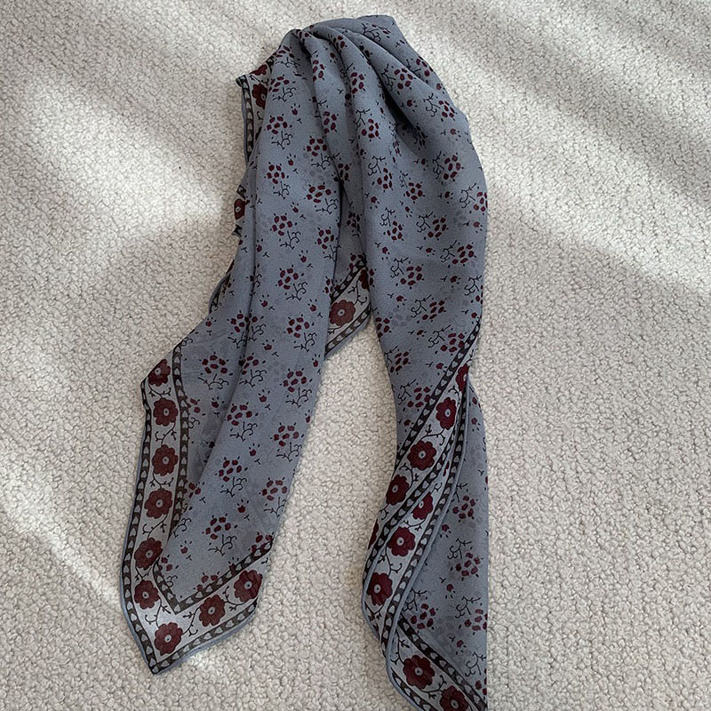 100% Silk Bandana Scarf Necker - đánh giá và giá Vintage Fashion Rings