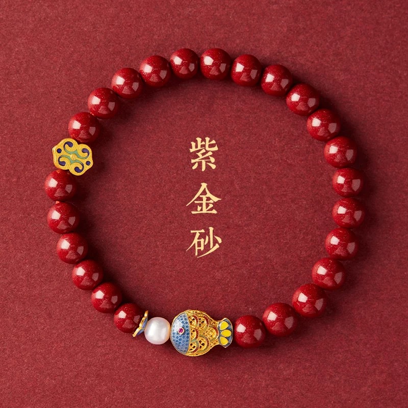Real Cinnabar Blue Carp Bracel - đánh giá và giá Vintage Fashion