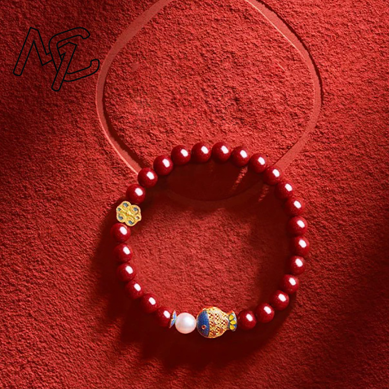 Real Cinnabar Blue Carp Bracel - đánh giá và giá Vintage Fashion