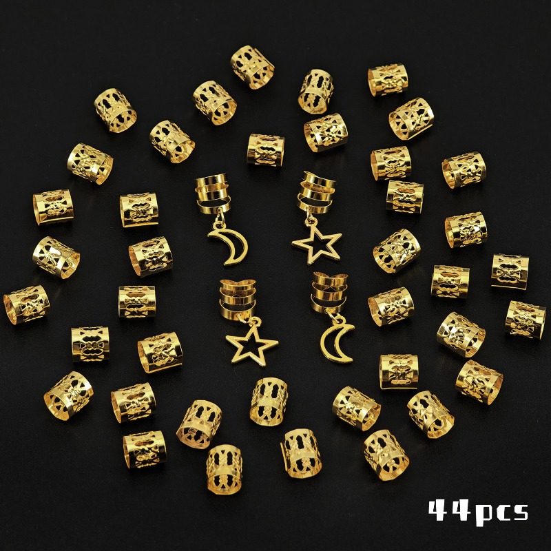 44Pcs Gold Metal Star Moon Hai - đánh giá và giá Vintage Fashion Rings