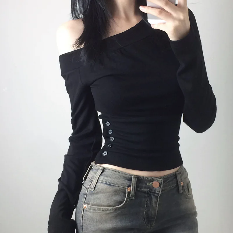 Y2K Vintage Pleated Button T-S - đánh giá và giá Vintage Women Fashion