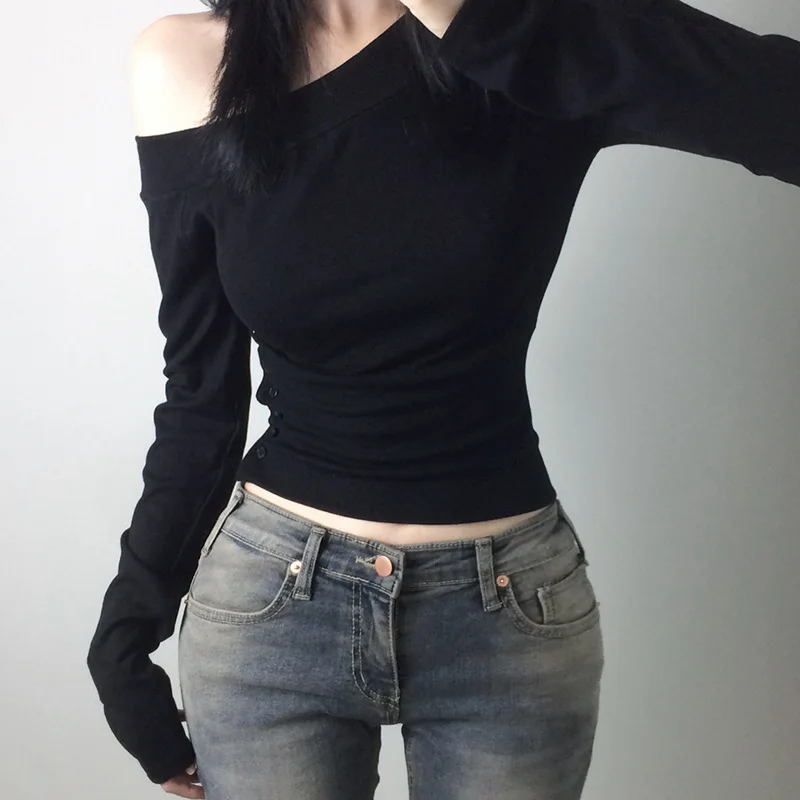 Y2K Vintage Pleated Button T-S - đánh giá và giá Vintage Women Fashion