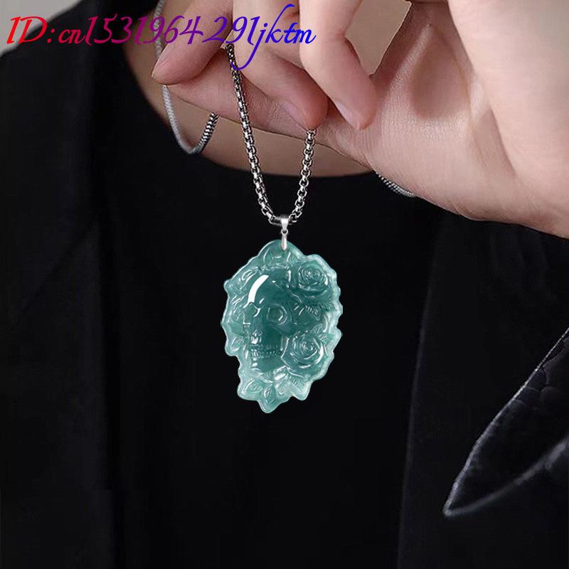Natural Burmese Jadeite Skull  - đánh giá và giá Vintage Women Fashion
